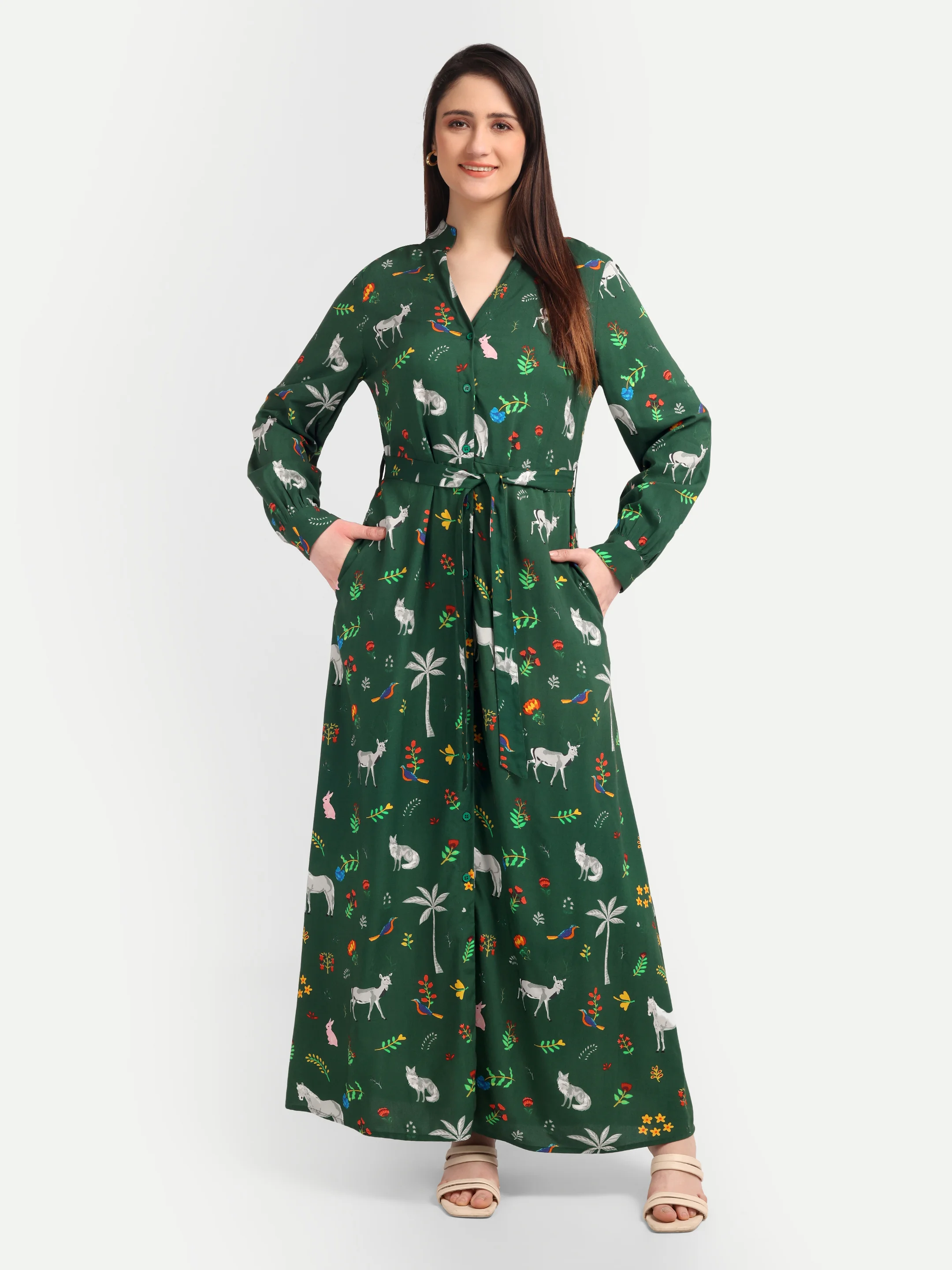 female model ecommerce photography Western Wear Dresses